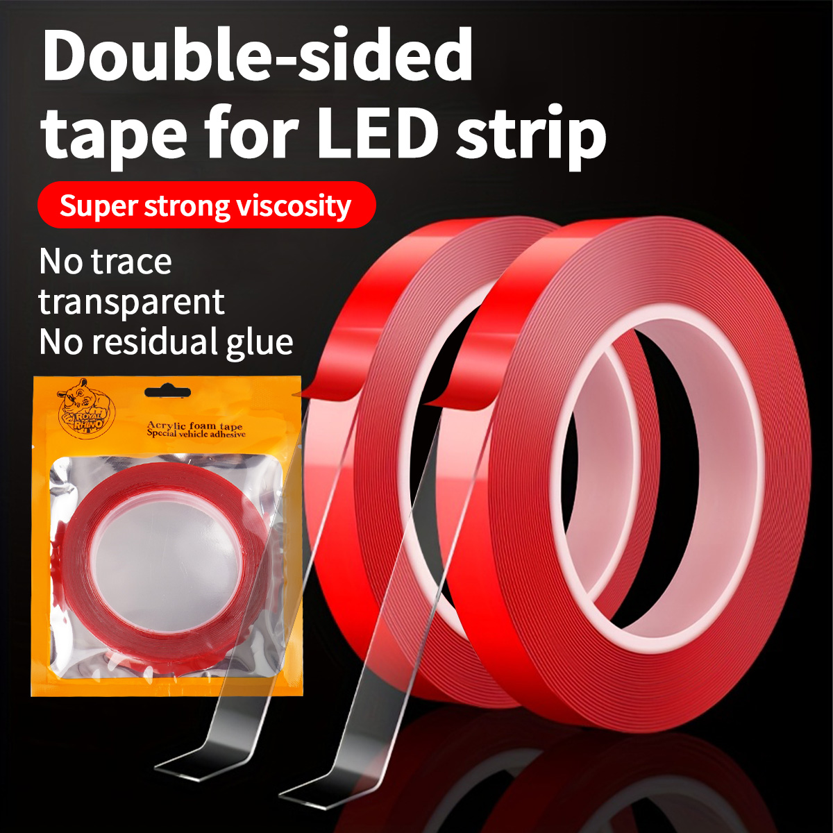 Led Balloon Light - LED Light Strip Adhesive Strip Double-Sided