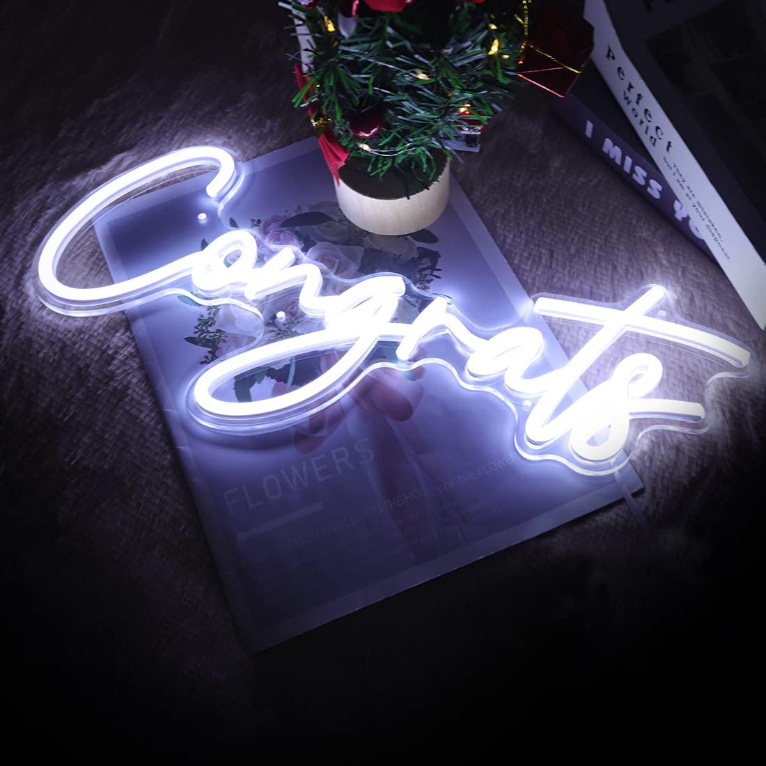 Congrats Neon Sign USB Dimmabl - огляд і ціна Neon Sign Party