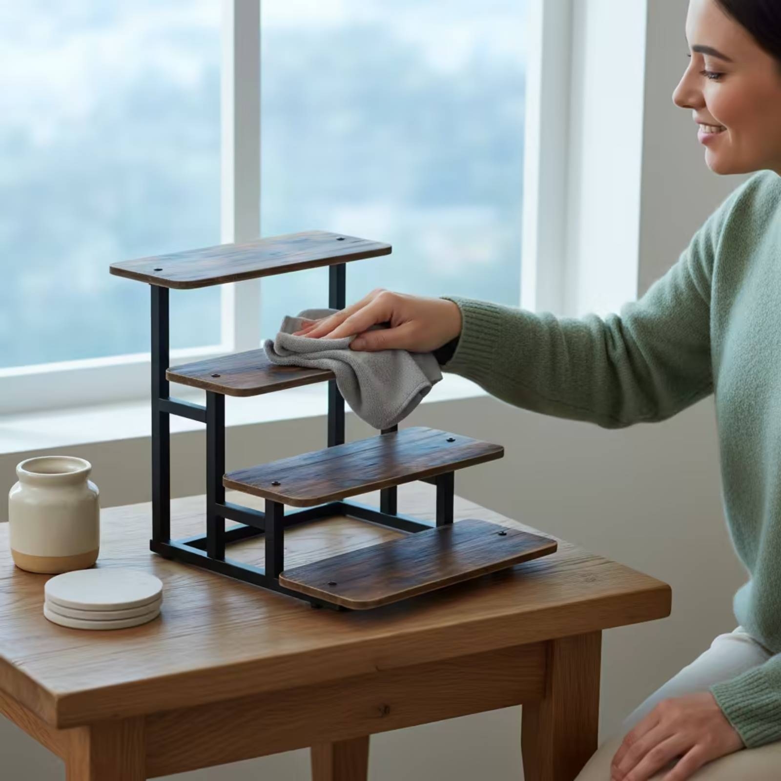 4-Tier Display Stand Tabletop  - огляд і ціна Cupcake Stand Tier