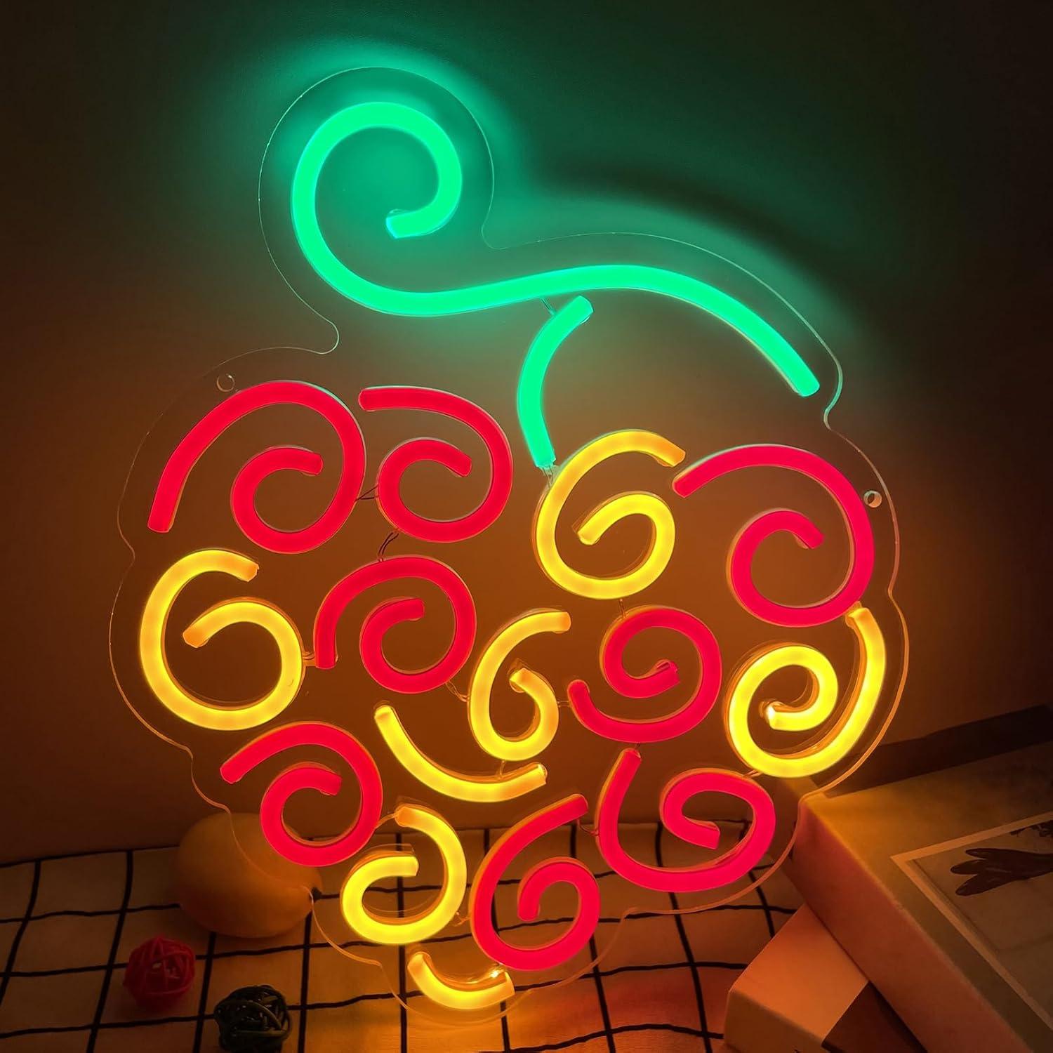Cyber Fruit Neon Sign USB Dimm - огляд і ціна Neon Sign Party