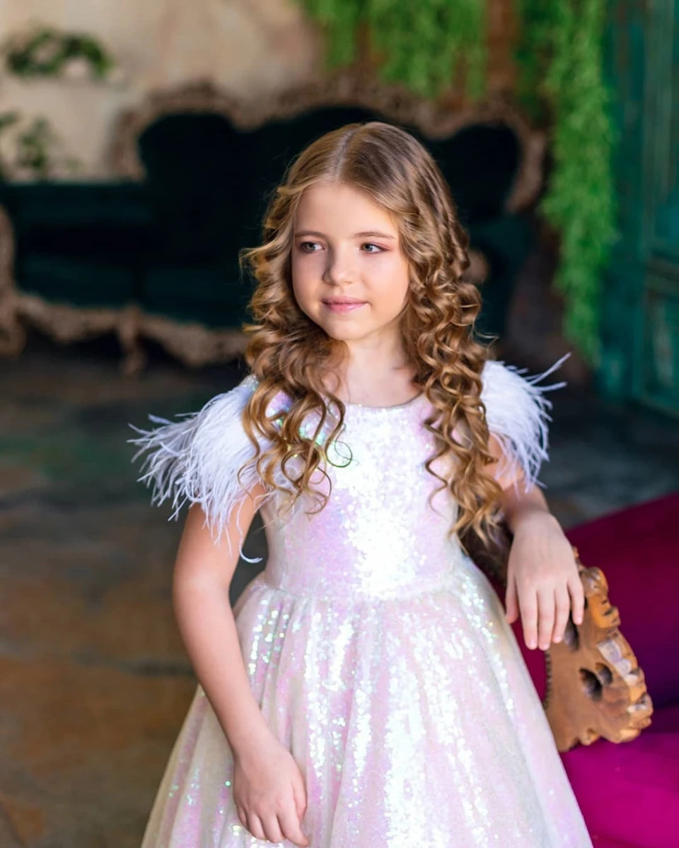 Customized Glitter Flower Girl - огляд і ціна Birthday Sash Glitter