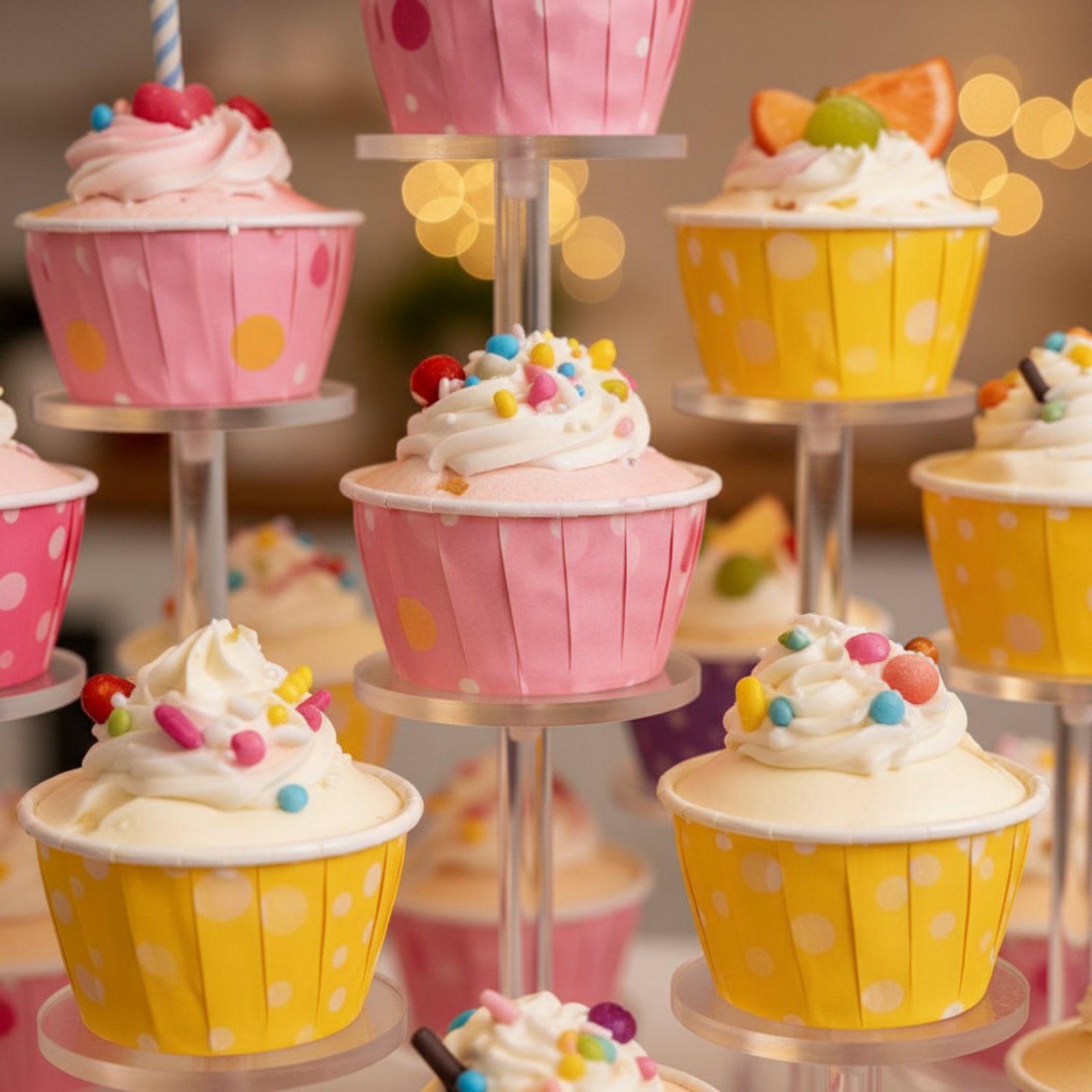 Acrylic Cupcake Stand Transpar - огляд і ціна Cupcake Stand Tier