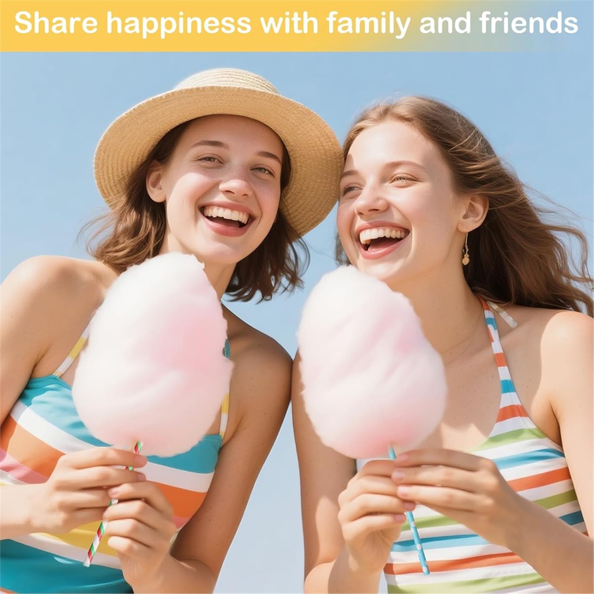 ABZT 200 Pieces Cotton Candy C - огляд і ціна Cotton Candy Cone