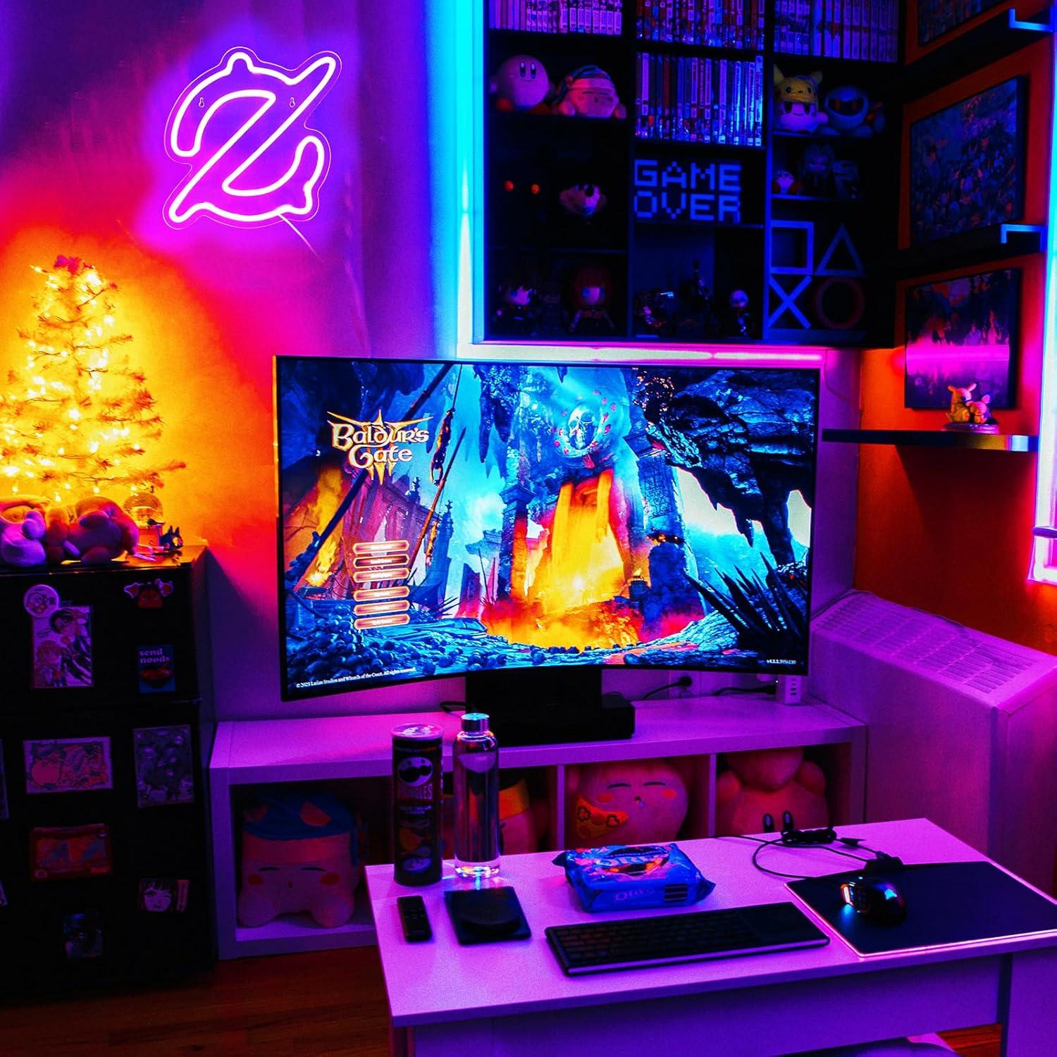 Gaming Scholar Neon Sign USB P - огляд і ціна Neon Sign Party