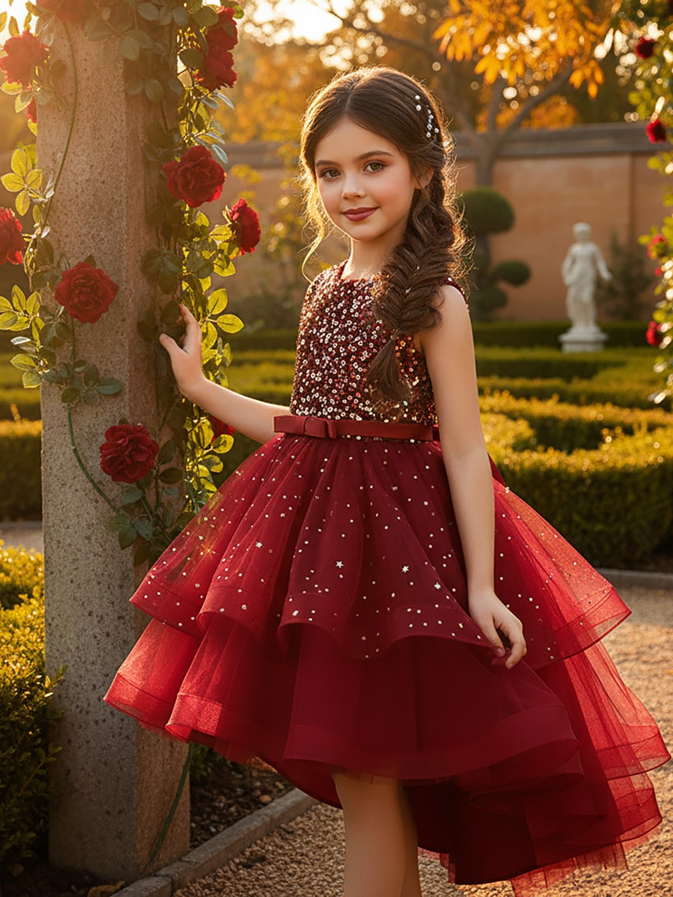 Baby Girl Princess Floral Sequ - огляд і ціна Glitter Tablecloth