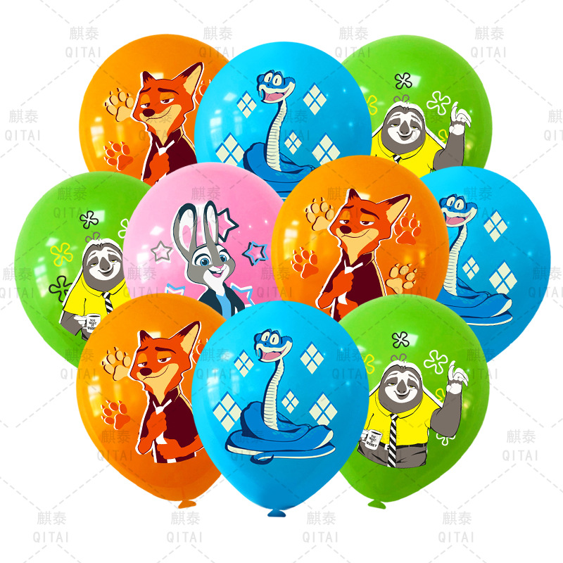 New Zootopia Balloons Wild Ani - огляд і ціна Event Supplies