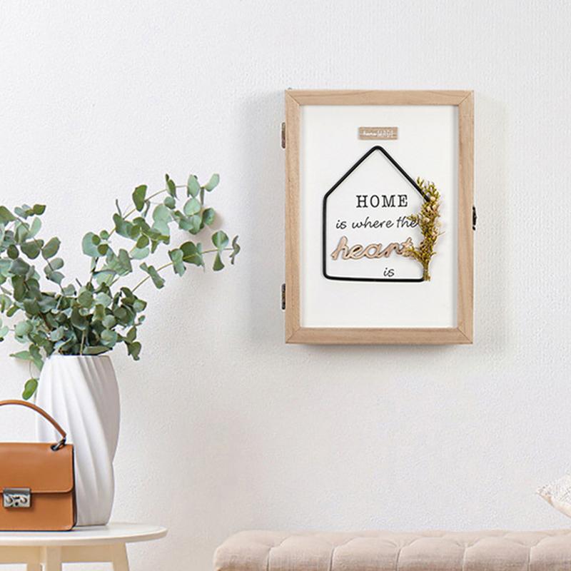 Key Holder Wall Mount Key Box  - огляд і ціна Flower Wall Panel