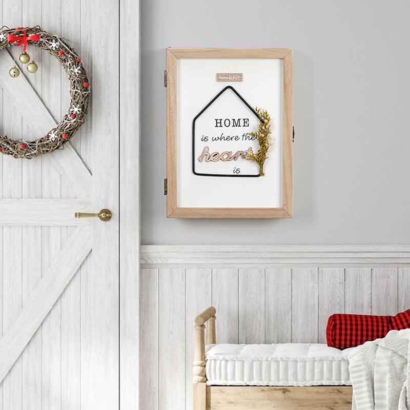 Key Holder Wall Mount Key Box  - огляд і ціна Flower Wall Panel