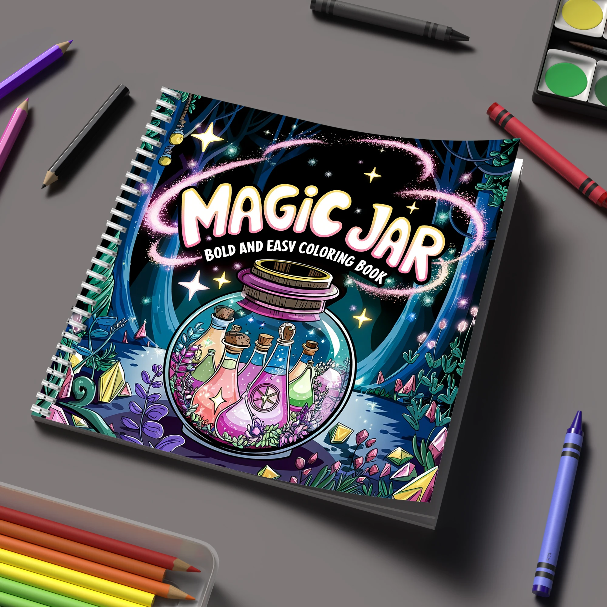 Coloring Book Magic Jar for Ad - огляд і ціна Event Supplies