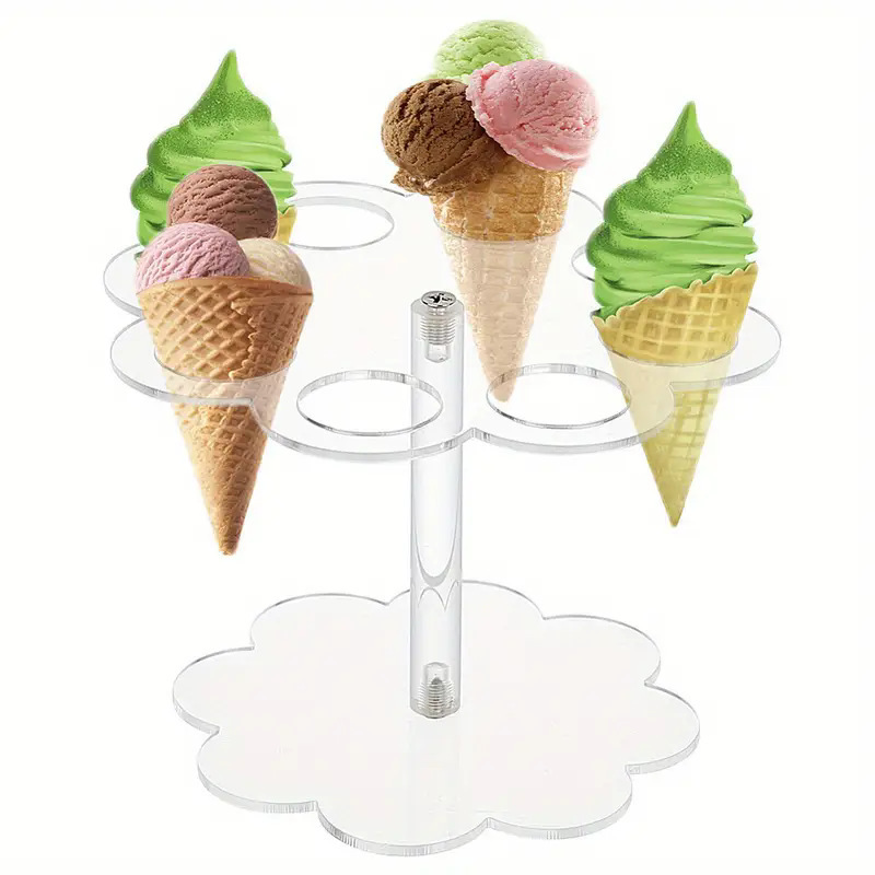 Ice Cream Cone Holder Acrylic  - огляд і ціна Cotton Candy Cone