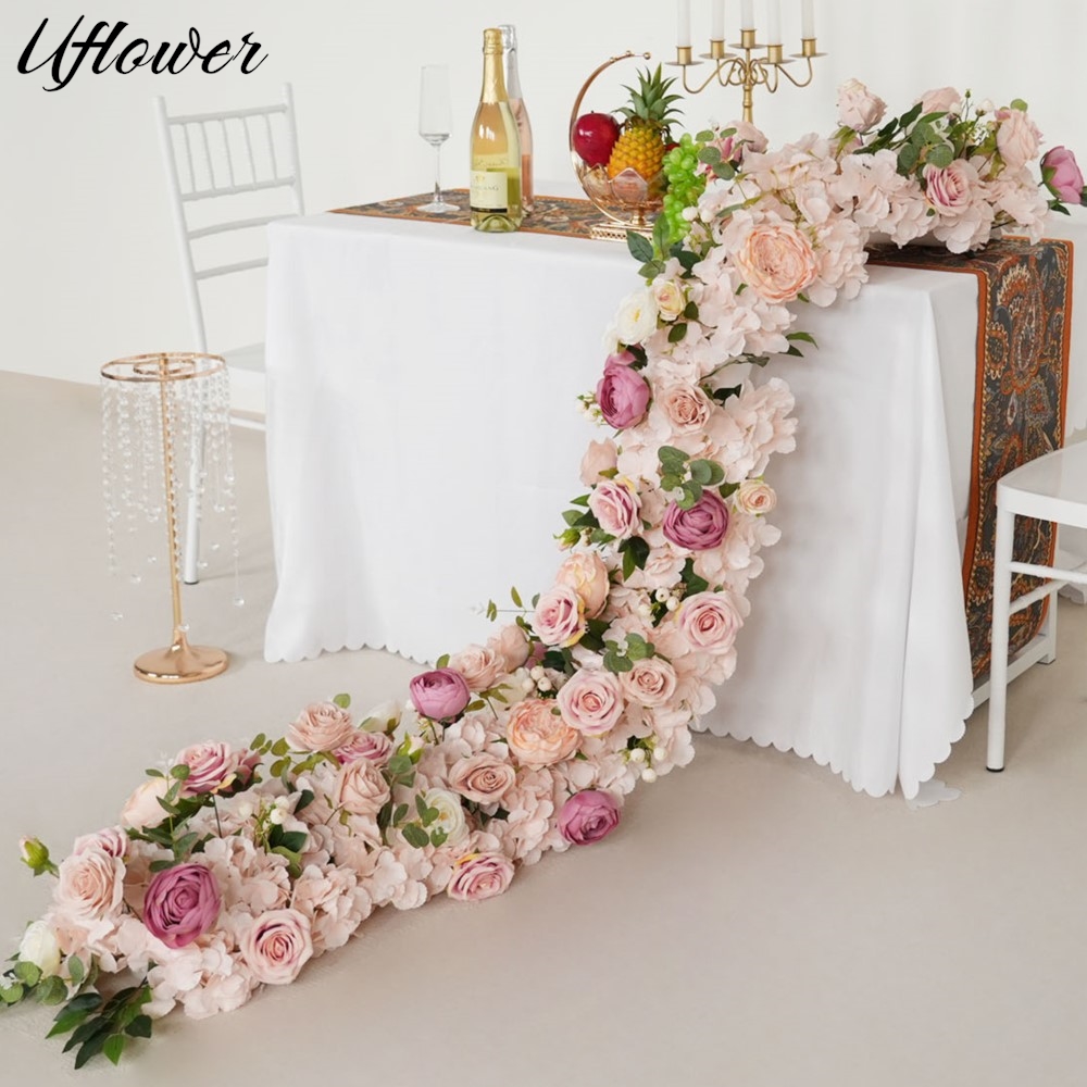 Uflower 200cm Pink Rose Hydran - огляд і ціна Flower Wall Panel