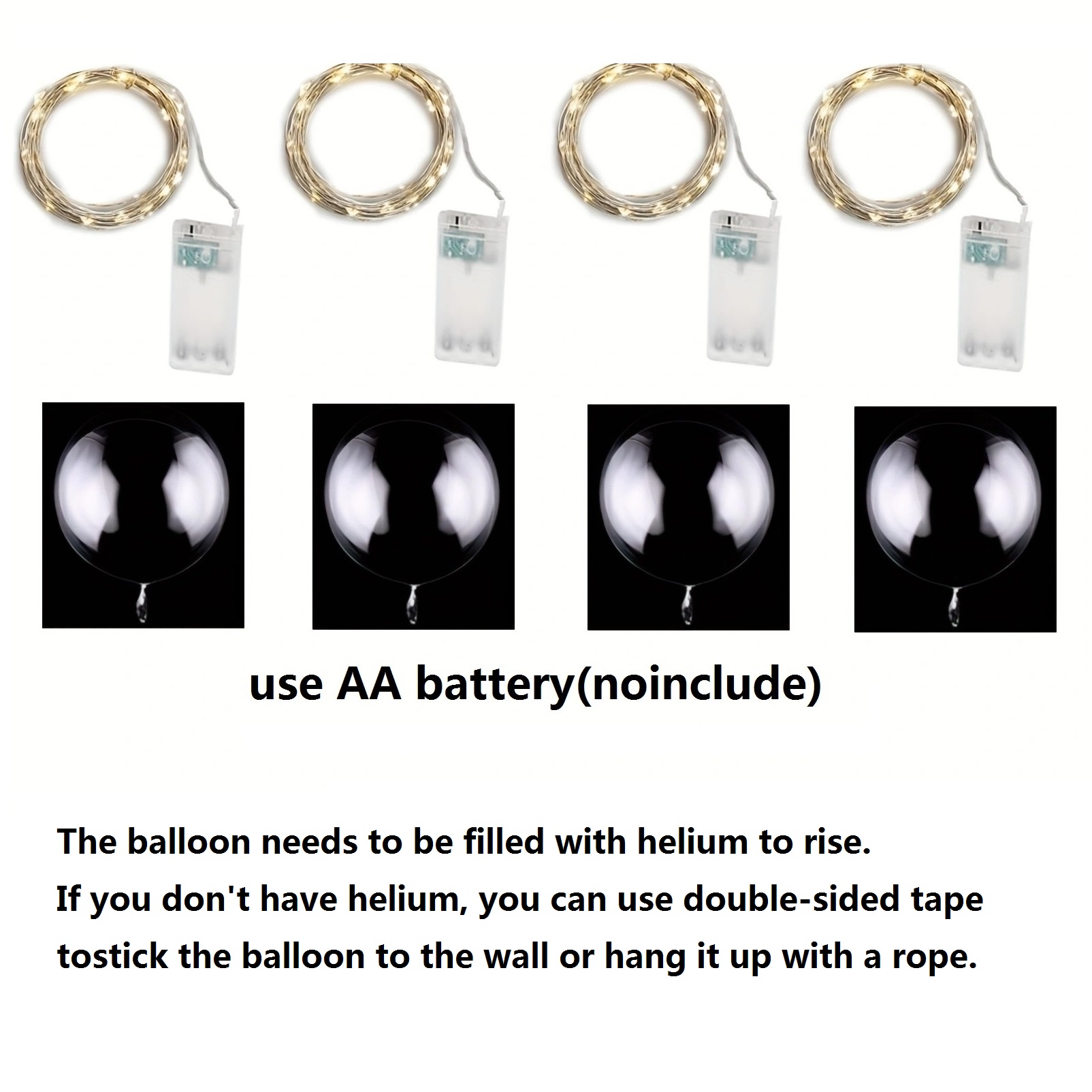 4PCS Led Balloon With Light Lu - огляд і ціна Led Balloon Light