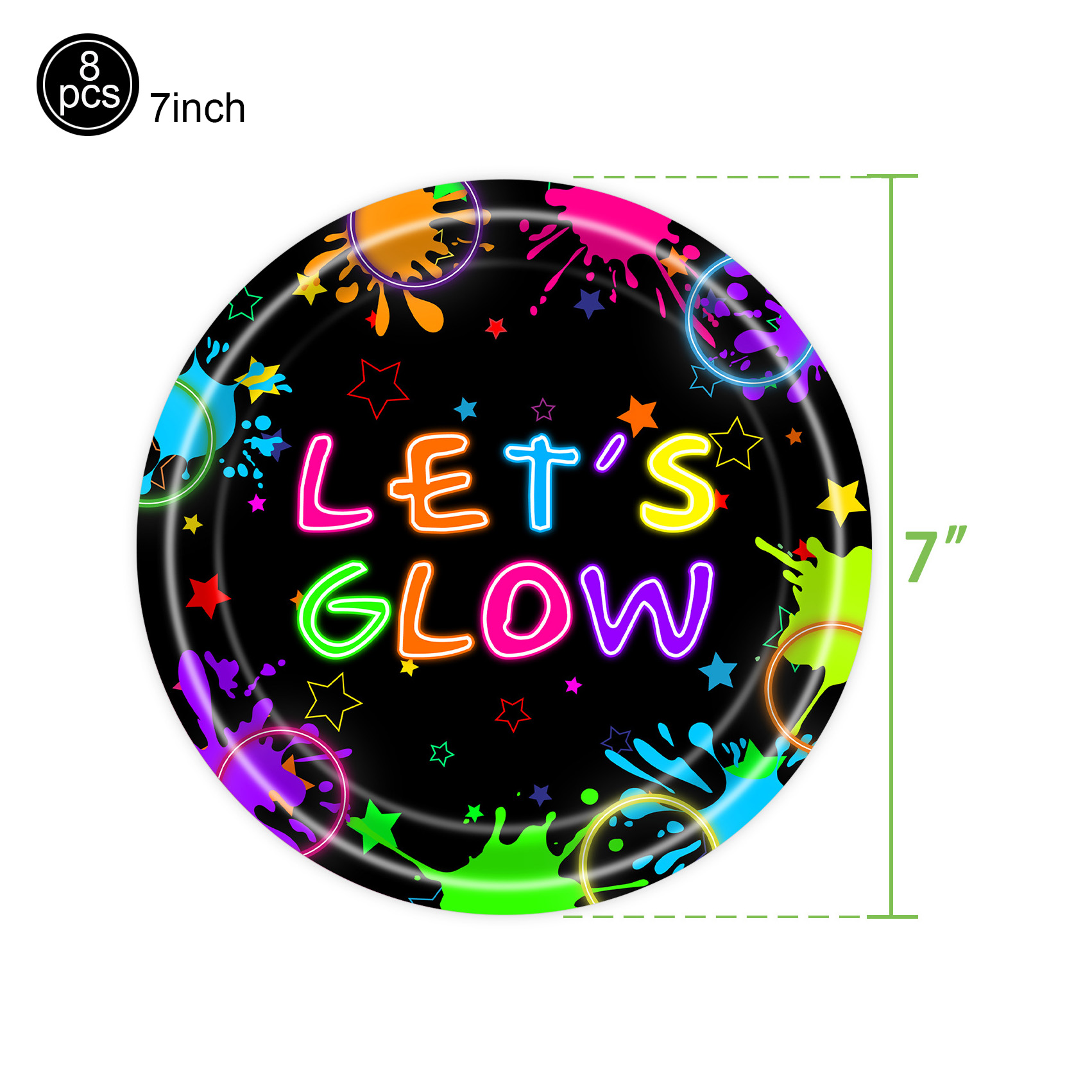 Neon Party Supplies Let Glow P - огляд і ціна Let'S Party Event Supply
