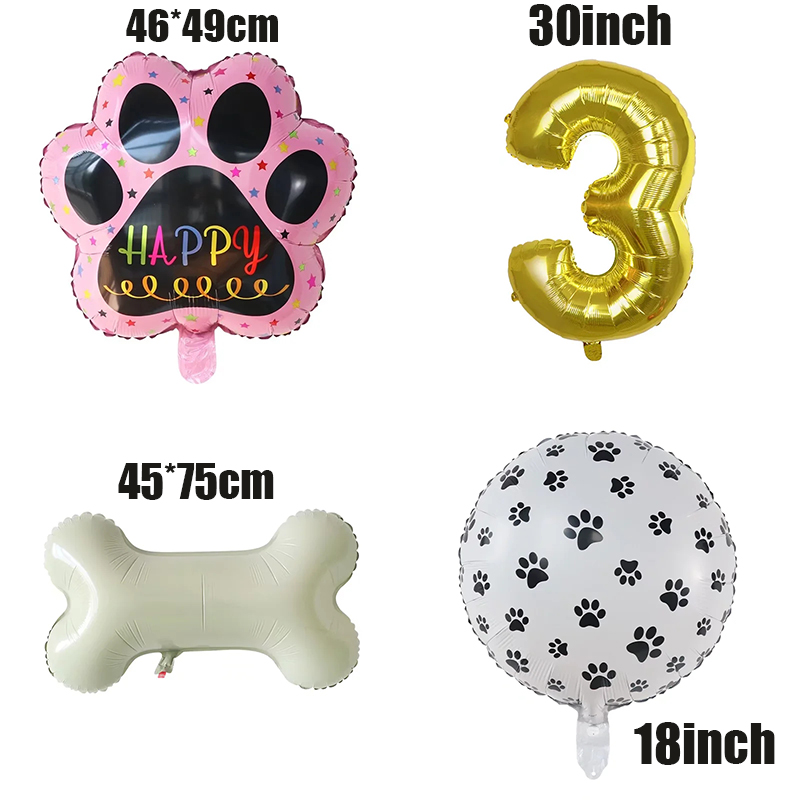 Gold WOOF Balloons, Dog Birthd - огляд і ціна Let'S Party Event Supply