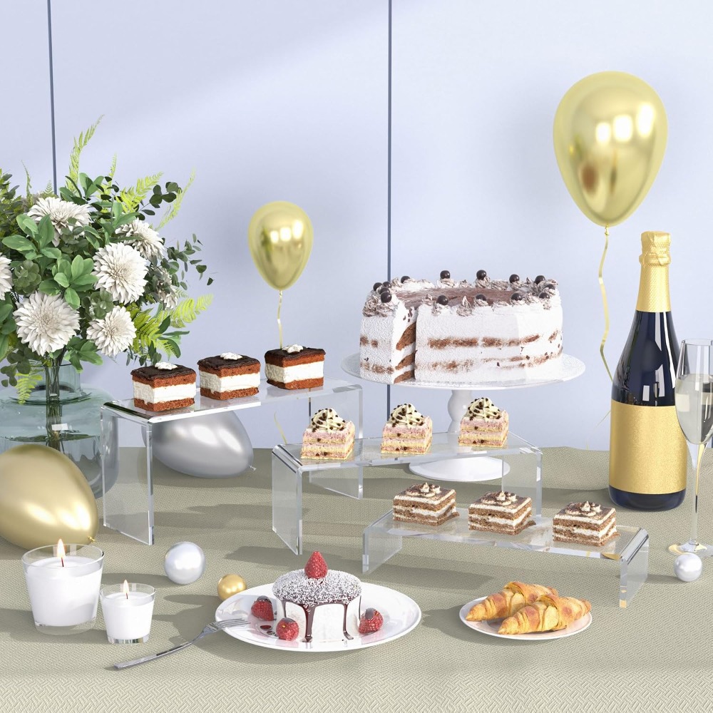 6 Pack Clear Cupcake Display R - огляд і ціна Cupcake Stand Tier