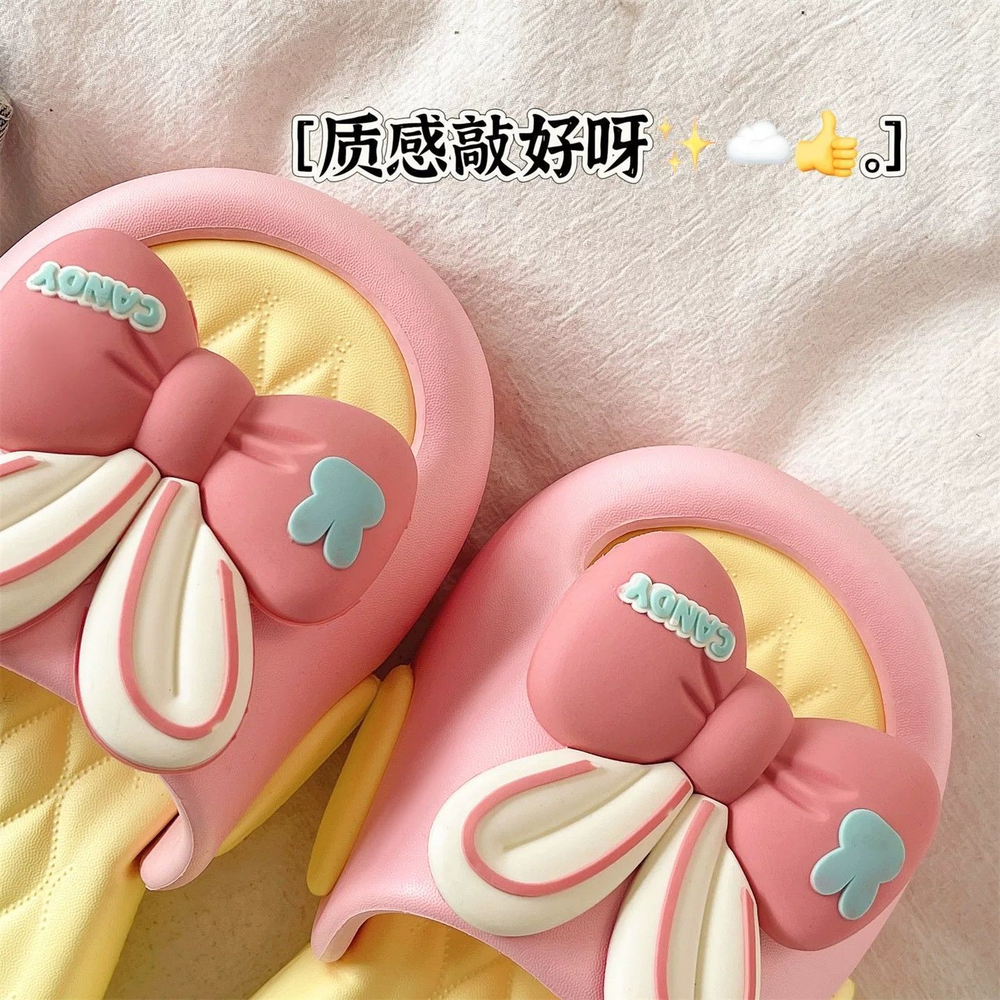Cute Bow Rabbit Ear Platform S - огляд і ціна Cotton Candy Cone