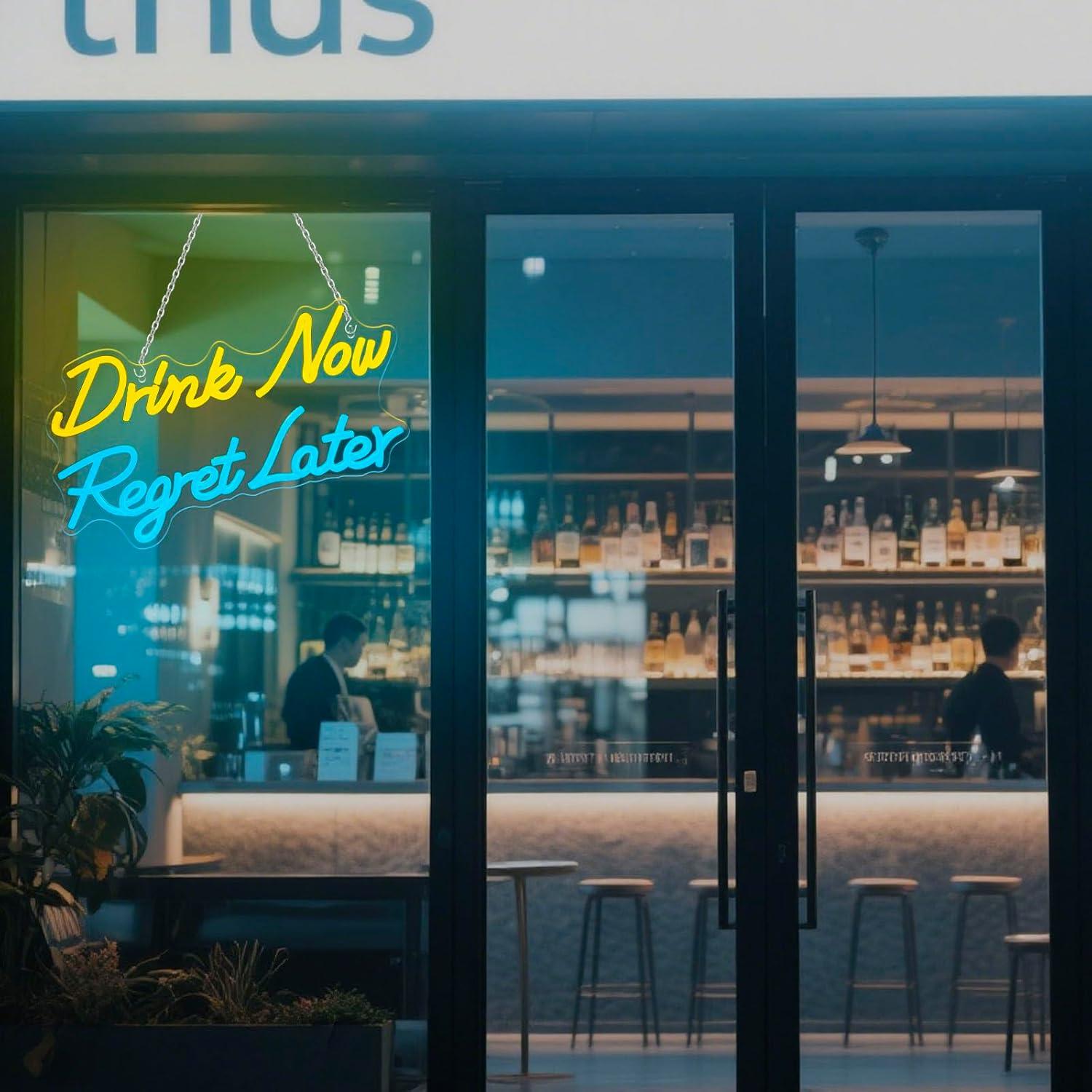 Beer Neon Sign Drink Now Regre - огляд і ціна Neon Sign Party