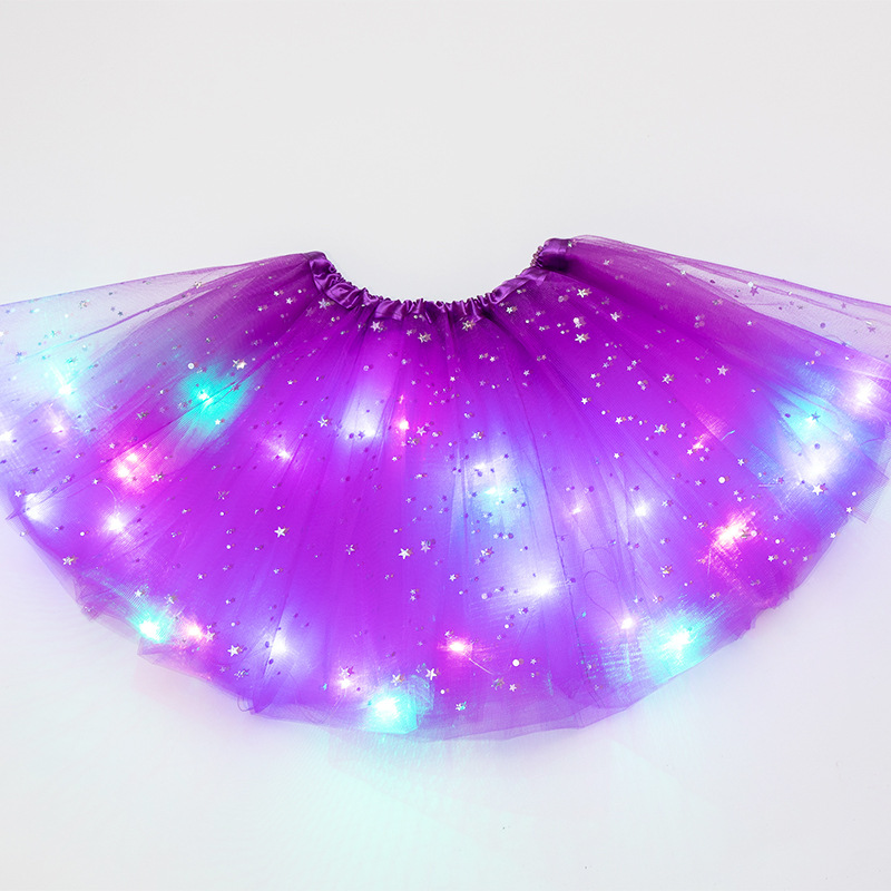 Luminous LED Fluffy Skirt Girl - огляд і ціна Glitter Tablecloth