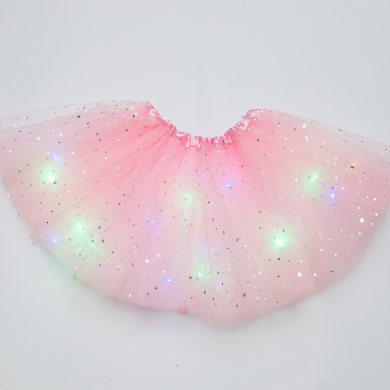 Luminous LED Fluffy Skirt Girl - огляд і ціна Glitter Tablecloth