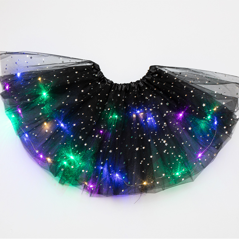 Luminous LED Fluffy Skirt Girl - огляд і ціна Glitter Tablecloth