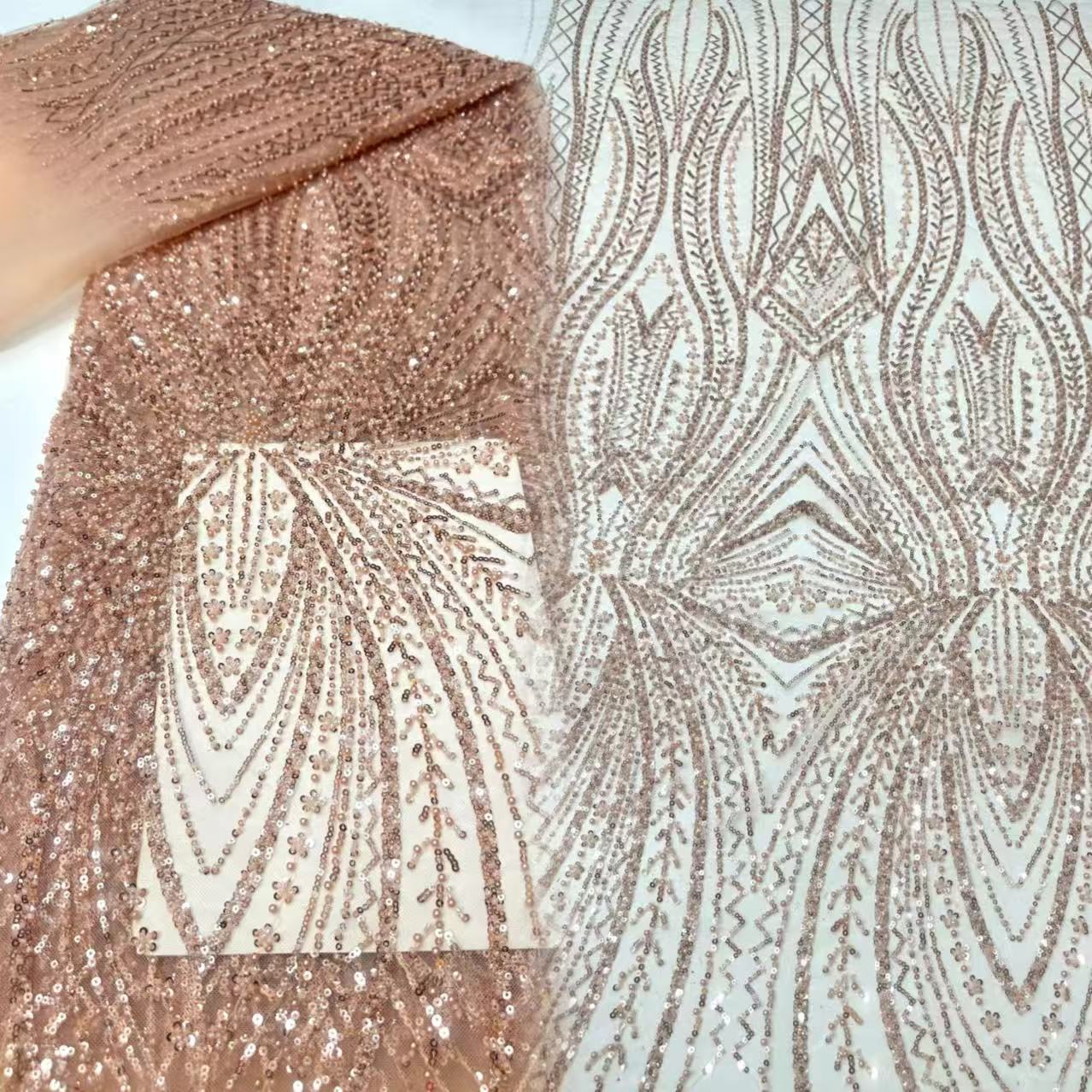 African Lace Fabric Sequins Be - огляд і ціна Glitter Tablecloth