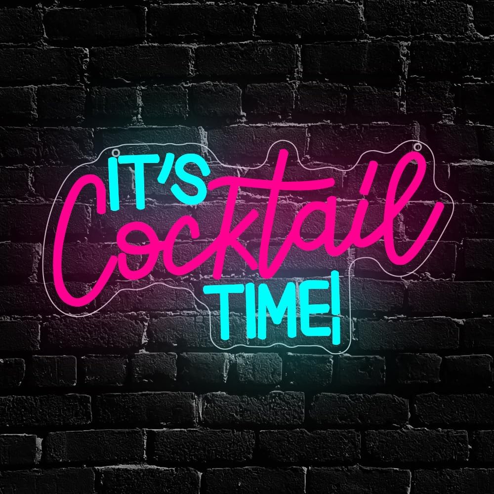 Cocktails Neon Sign USB Powere - огляд і ціна Neon Sign Party