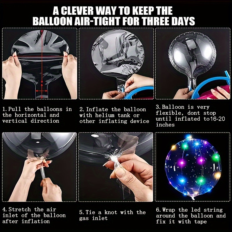 20pcs Set Bobo Balloons with L - огляд і ціна Led Balloon Light
