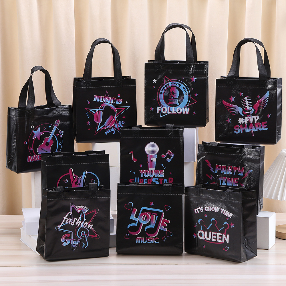 10Pcs Black Let's Rock Music T - огляд і ціна Event Party Shop