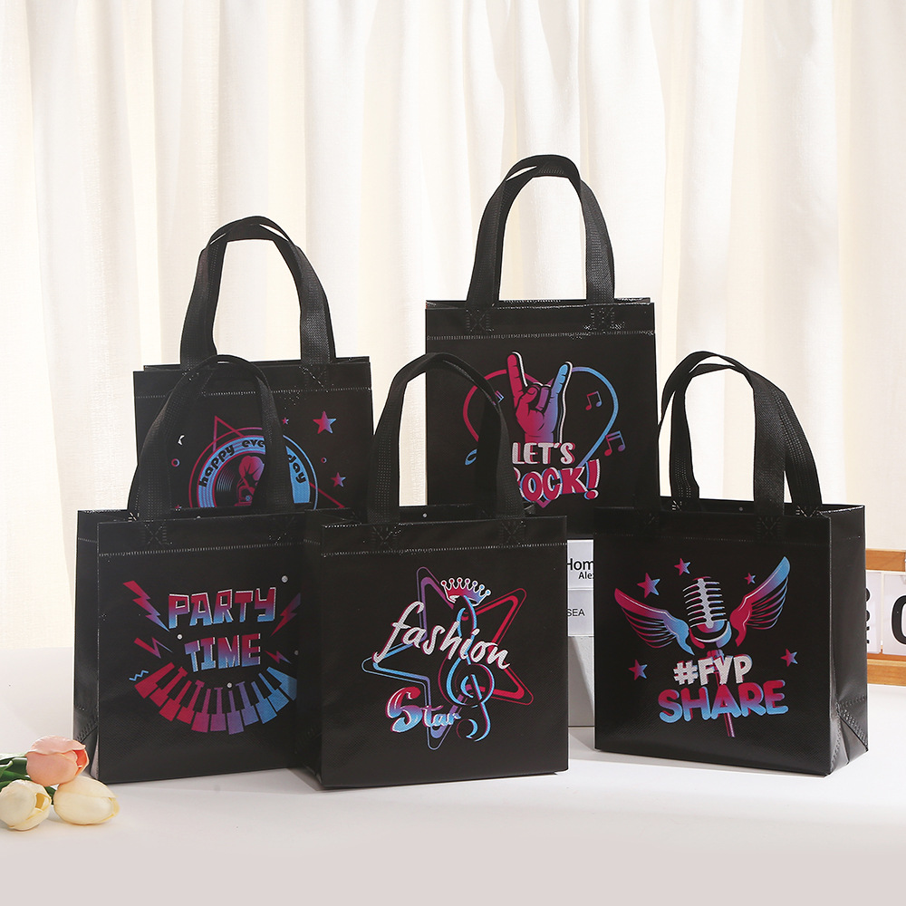 10Pcs Black Let's Rock Music T - огляд і ціна Event Party Shop