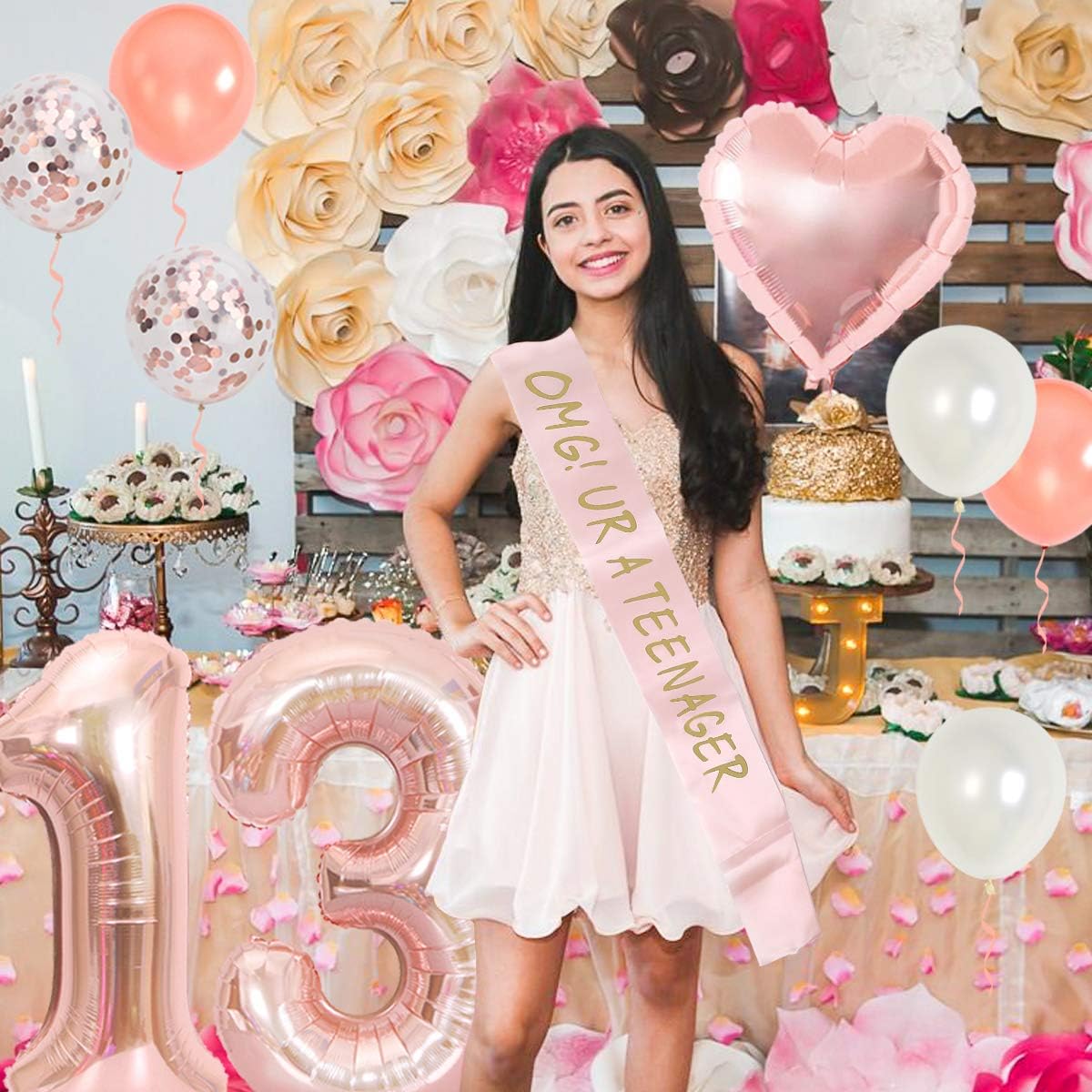 13th Birthday Party Decoration - огляд і ціна Party Banner Gold