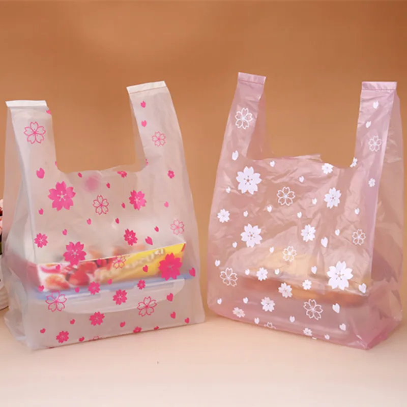 100Pcs/bag Pink Sakura Vest Ba - огляд і ціна Event Party Shop