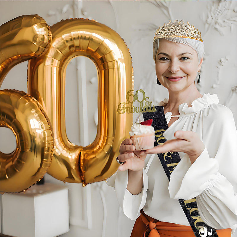 30- 50th  Birthday Anniversary - огляд і ціна Birthday Sash Glitter