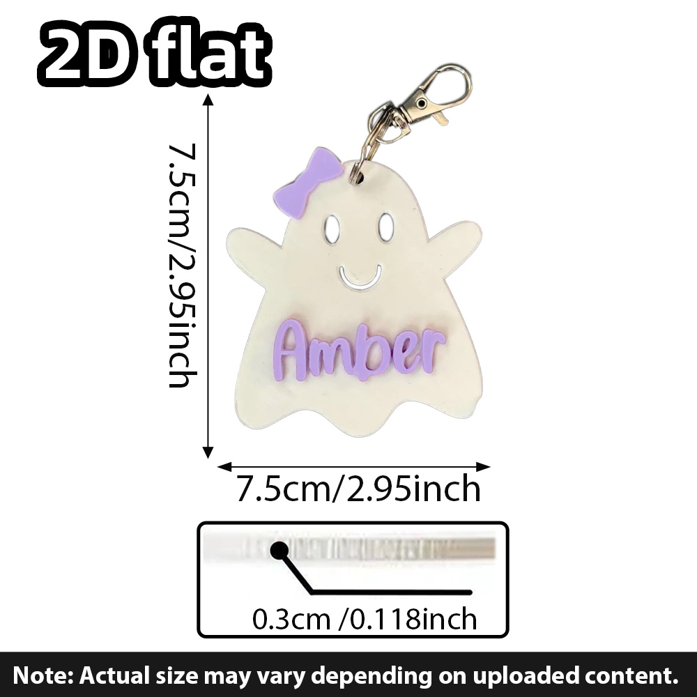 Personalized Ghost Keychain, G - огляд і ціна Party Favor Bag