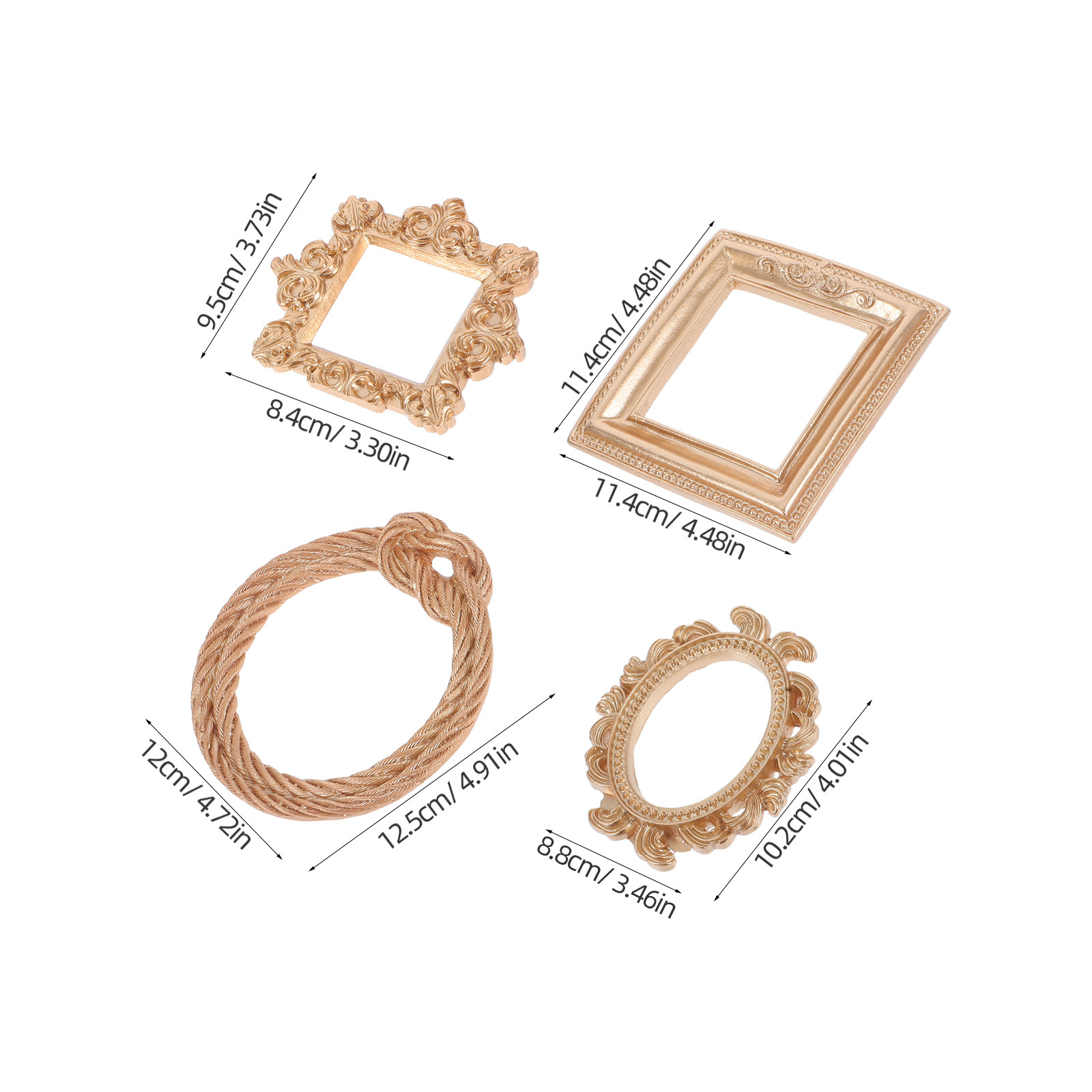4Pcs Mini Vintage Resin Pictur - огляд і ціна Photo Booth Frame