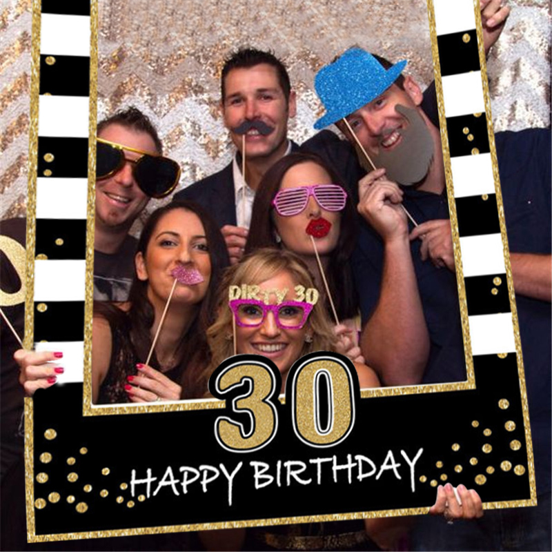 1 16 18 21 30 35 40 50 60 Birt - огляд і ціна Photo Booth Frame