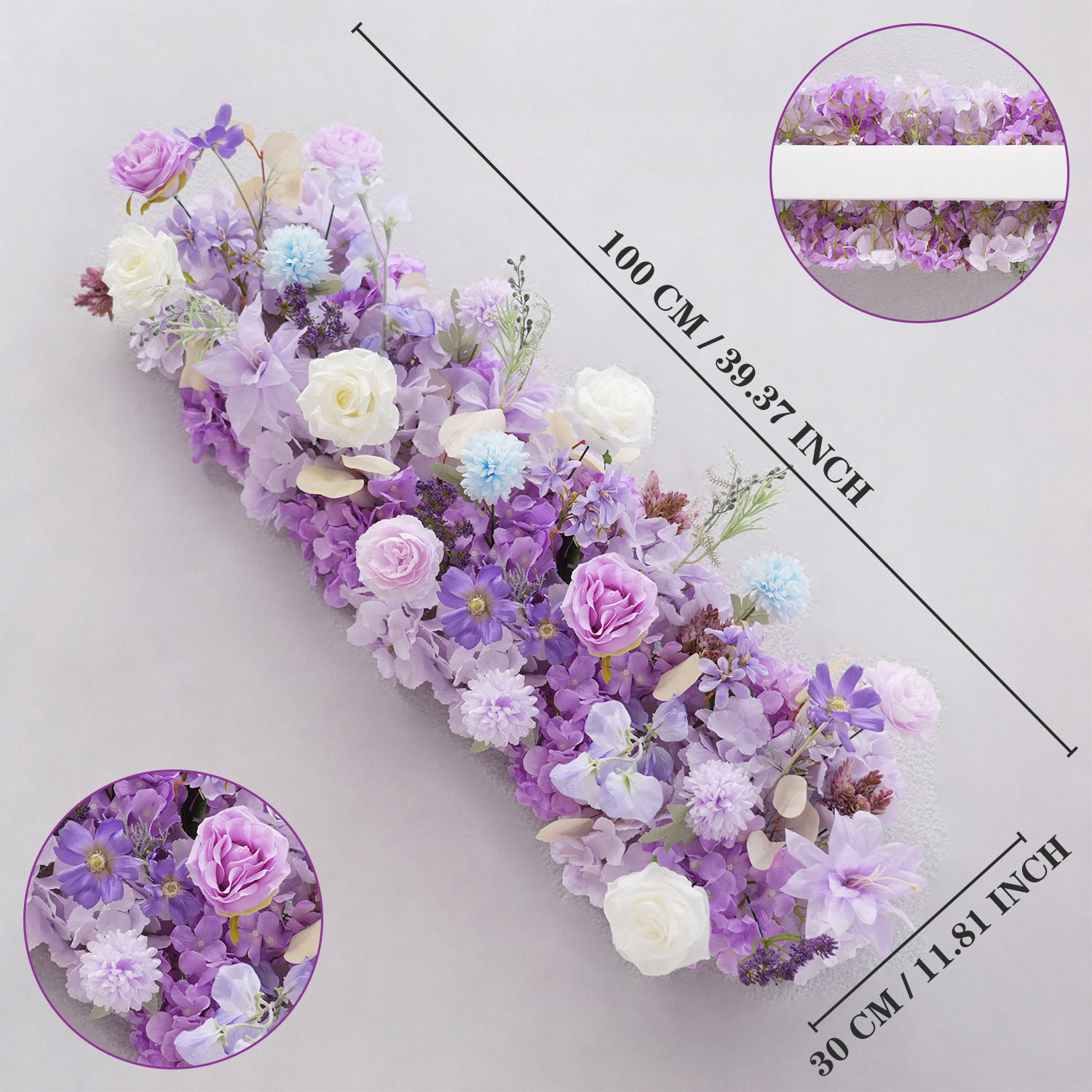 Uflower Purple Artificial Flow - огляд і ціна Flower Wall Panel