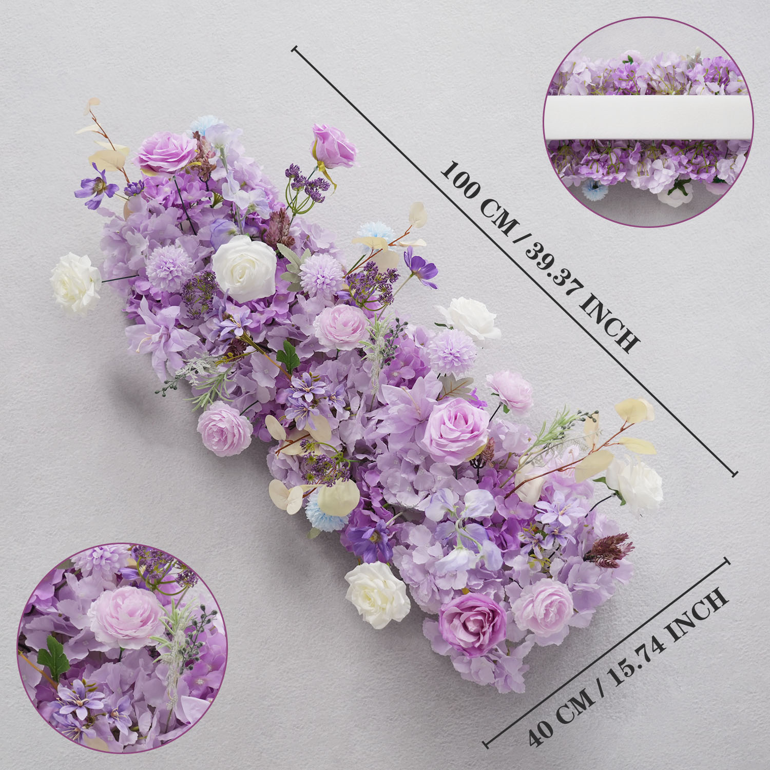 Uflower Purple Artificial Flow - огляд і ціна Flower Wall Panel