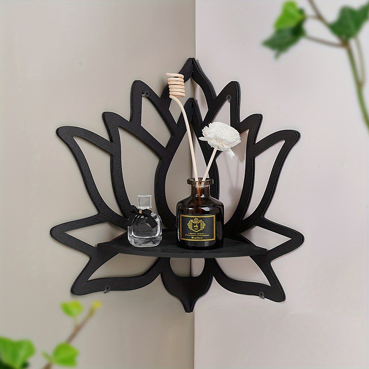 Lotus Corner Floating Shelf, H - огляд і ціна Flower Wall Panel