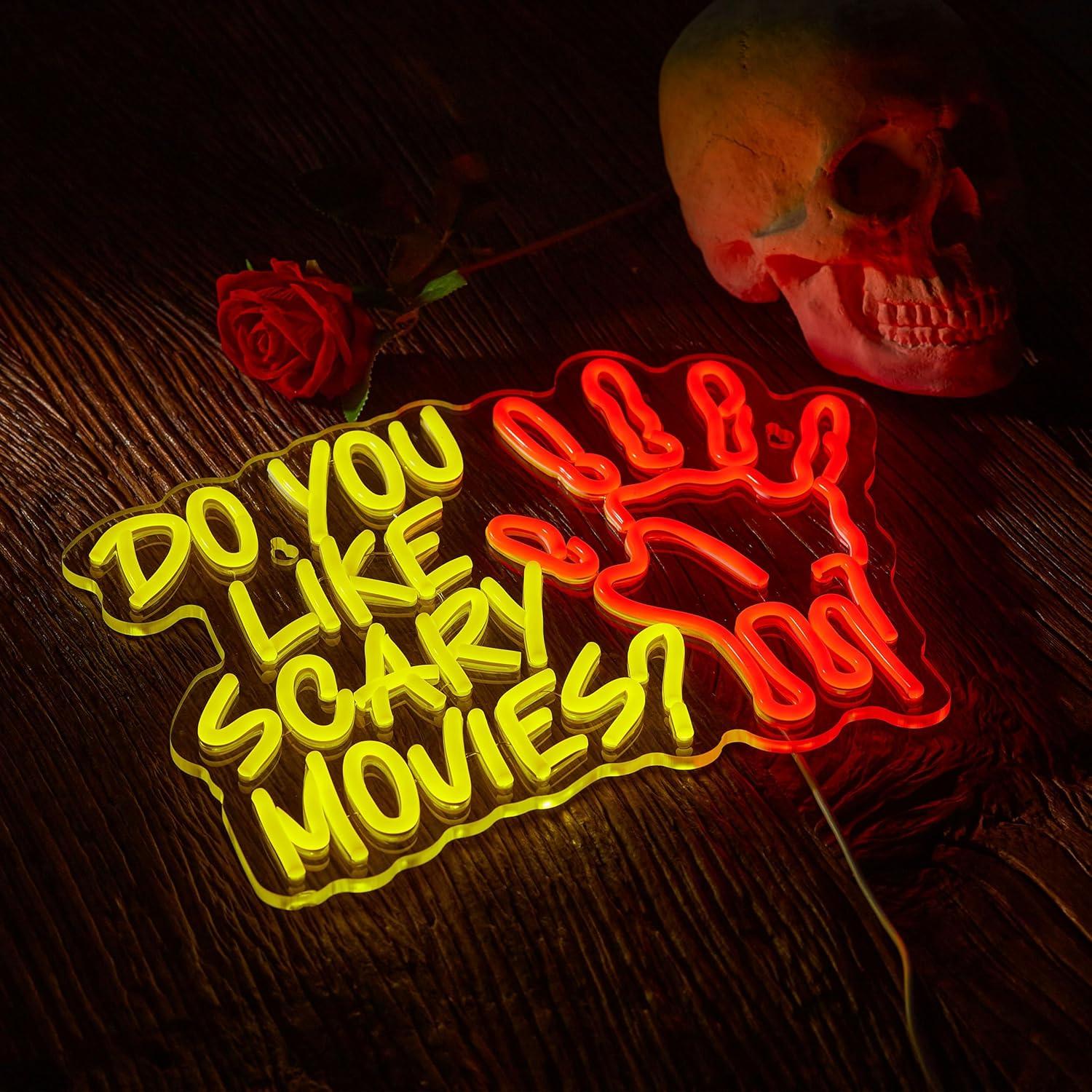 Do You Like Scary Movies Neon  - огляд і ціна Neon Sign Party