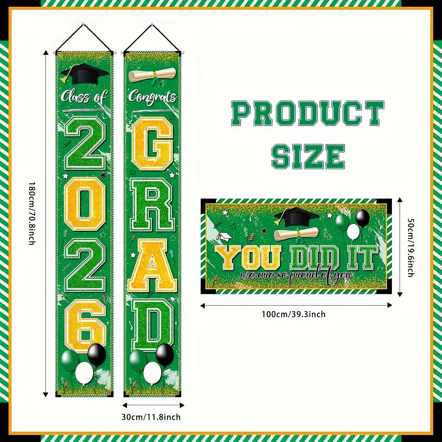 Congrat Class of 2026 Graduati - огляд і ціна Party Banner Gold