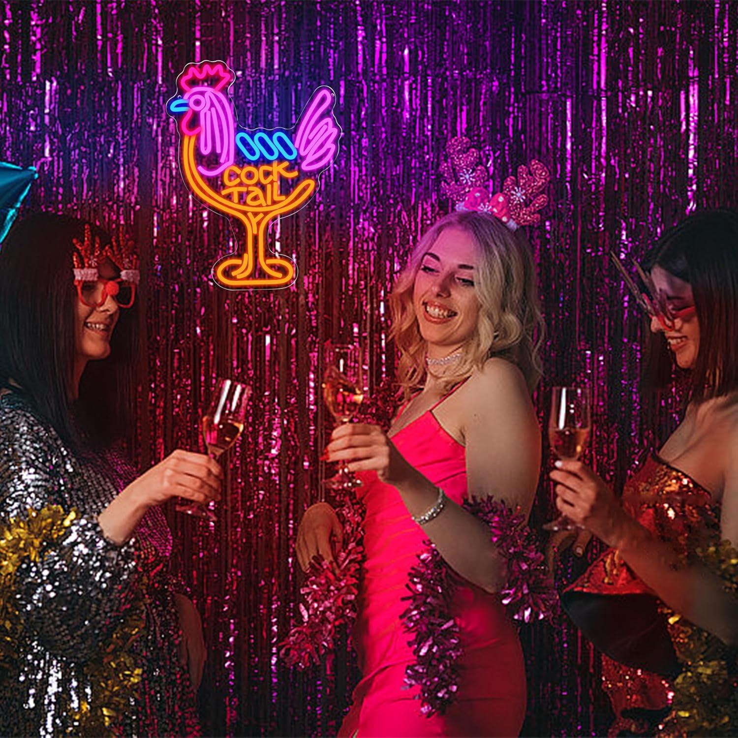 Cocktail Neon Sign USB Dimmabl - огляд і ціна Neon Sign Party