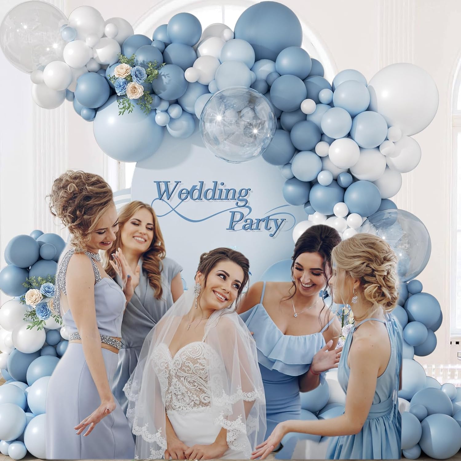 105Pcs Dusty Blue Balloon Arch - огляд і ціна Balloon Arch Kit